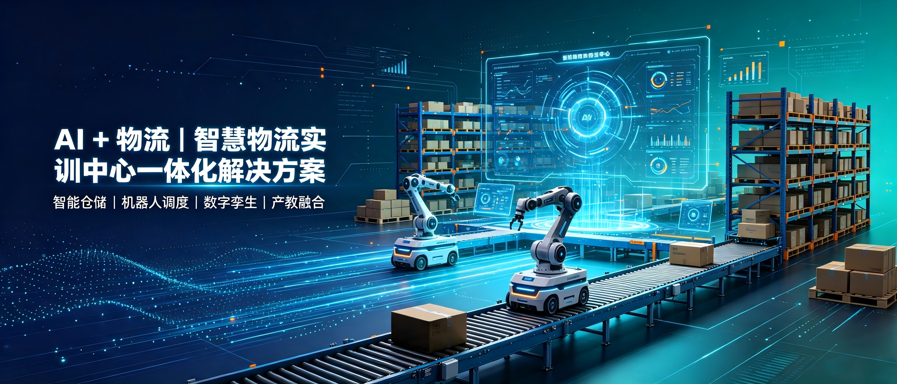>AI + 物流 | 智慧物流实训中心一体化解决方案